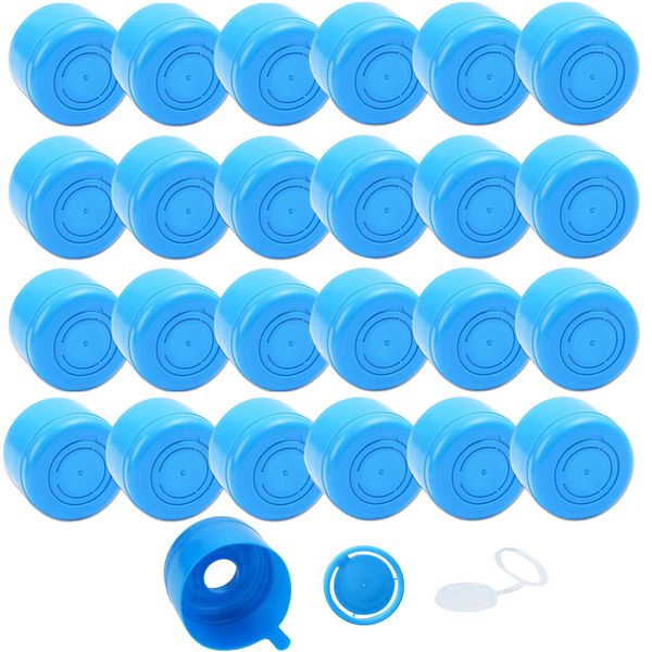 50 Pieces Water Bucket Cap Replacement Bottle Cap Reusable Water Bottle Cap