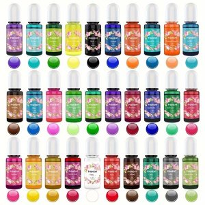Trocraft UV Resin Pigment Ink Set - 30 Piece
