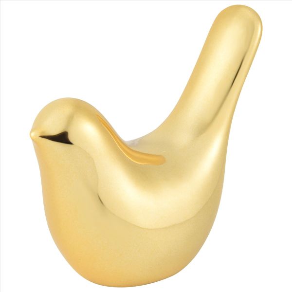 Polar House Golden Bird Figurines Modern Ceramic Bird Statues -Xl