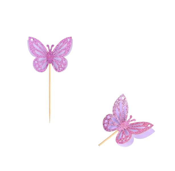 Creating Double Layer Butterfly Cupcake Toppers - 12Piece