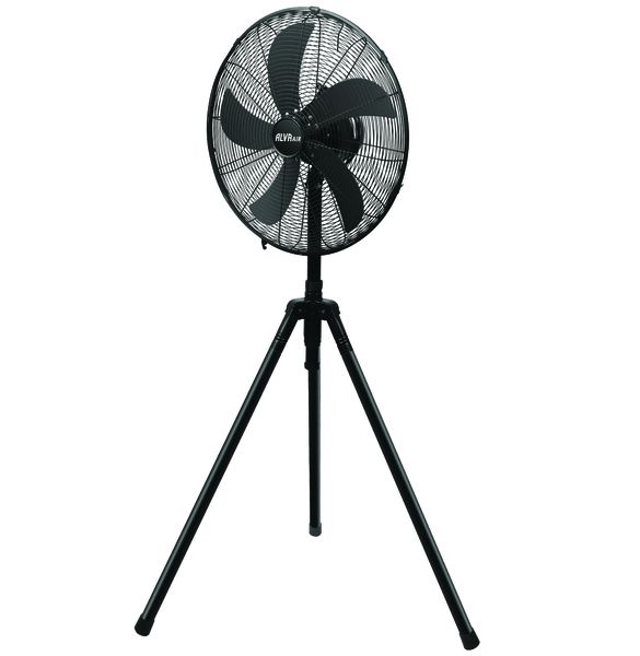 ALVA AIR 40cm Tripod Fan | Metal | Matte Black | 3 Speed, Adjustable Height