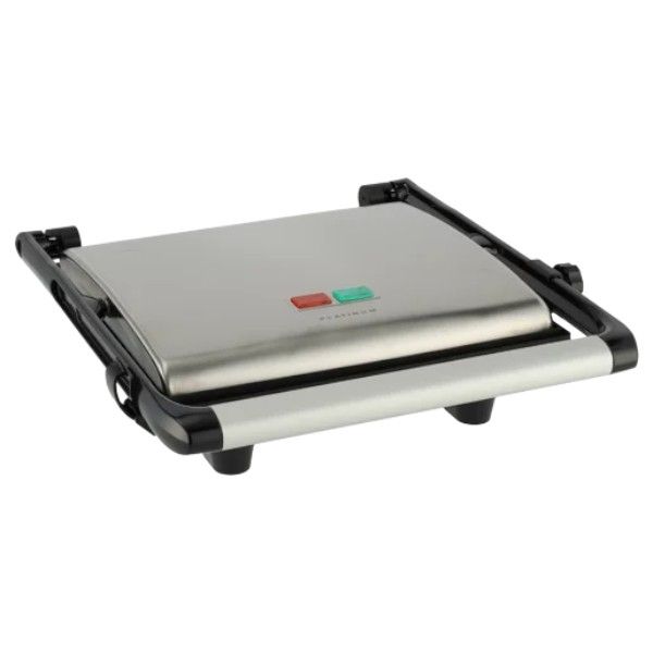 Platinum Stainless Steel 4 Slice Sandwich Press Non-Stick 2000W