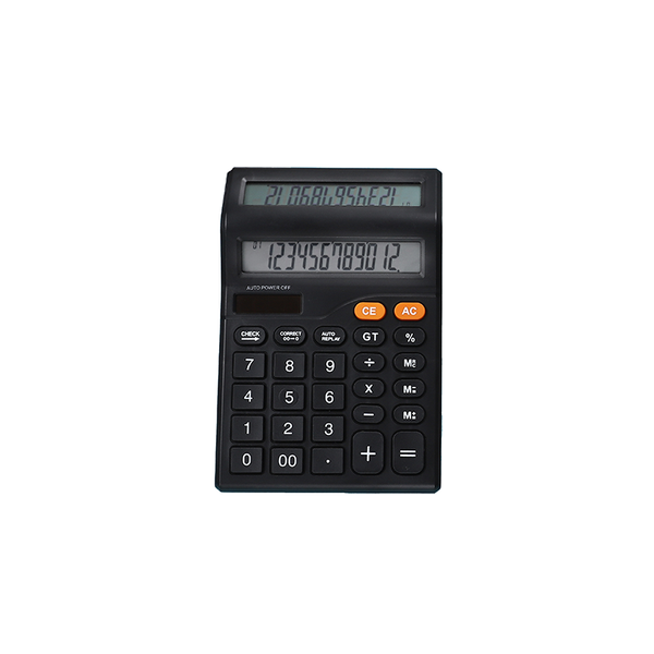 12 Digits Double Screen Calculator