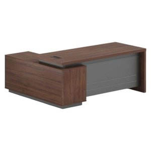 Executive L-Shaped Office Desk - 180x160x75cm