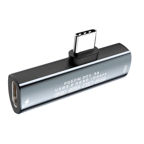 Type C to Dual Type-C PD60W Fast Charge &amp; 10Gbps Data Transfe