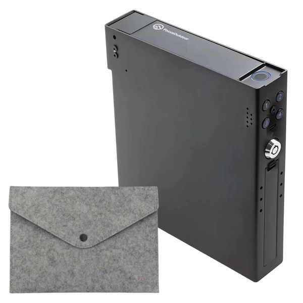 FocusOutdoor Slim 3-Way Quick-Access Biometric Fingerprint Car Handgun Safe