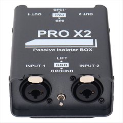 New 2-Way Audio Isolator, Audio Current Eliminator, XLR 6.5, Permalloy Isol