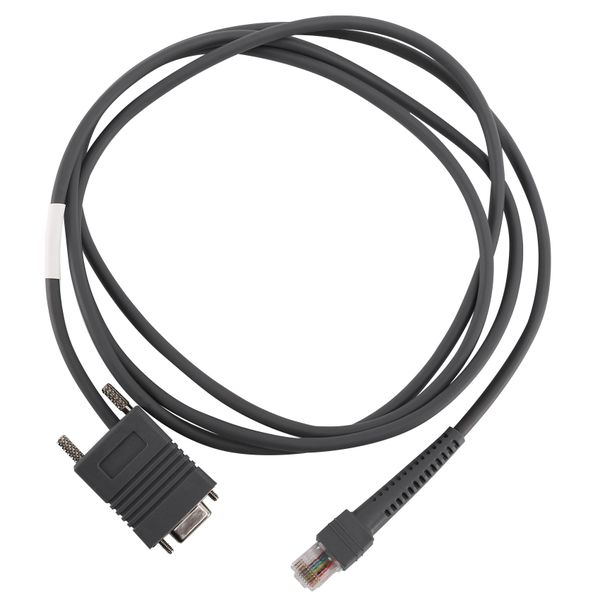 Serial Cable CBA-R01-S07PAR for Symbol Barcode Scanner LS2208 6.5Feet