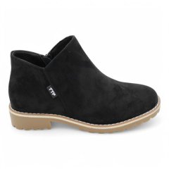 TTP Women Round Toe Ankle Boots with Side Zipper HT241008