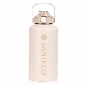 Santeco Erie 2-in-1 Sports Double-Wall Vacuum-Insulated Bottle - Cream (1900ml)