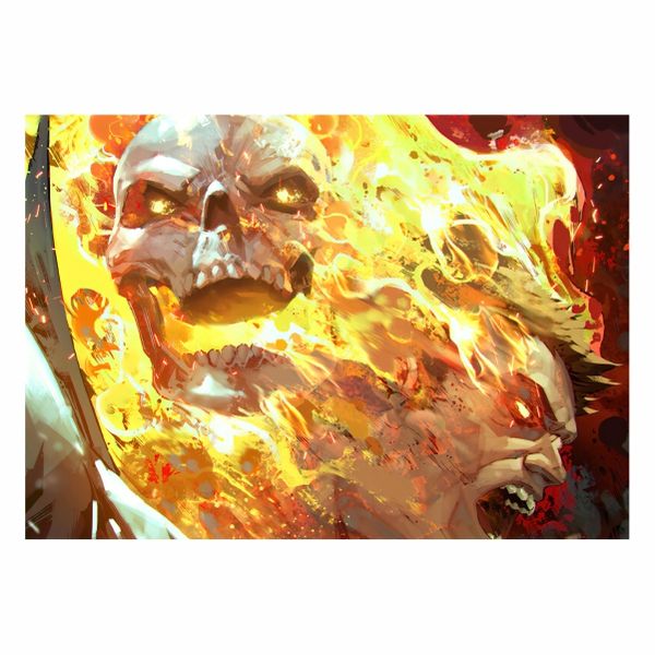 Ghost Rider Flames - A1 Poster
