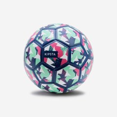 Kipsta Football Light Learning Ball Size 4 - Blue, Green &amp; Purple