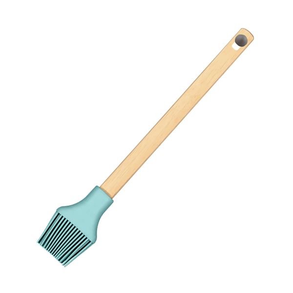 Dream Home - Carbonized Bamboo handle with Silicone Grill Sauce Oil Brush