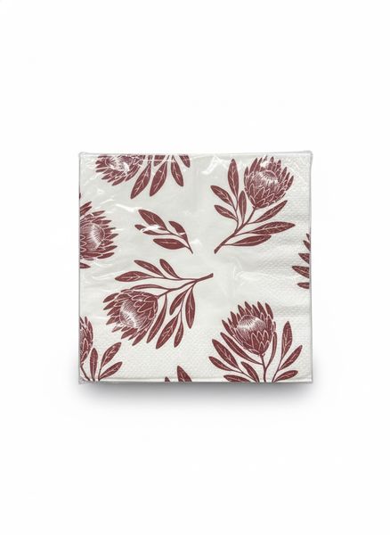 2-Ply Floral Serviettes - 100 Pack Soft Decorative Napkins