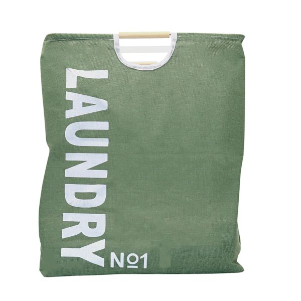 Collapsible Laundry Baskets With Wooden Handles