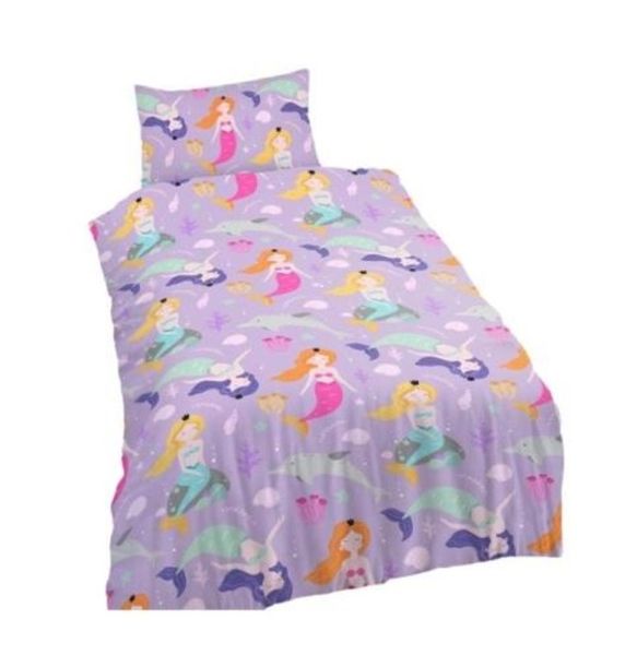 Kids' Mermaid Duvet Cover Set - Single