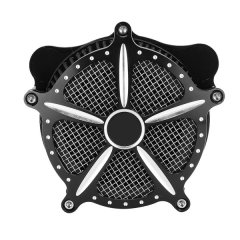 Air Cleaner for FXDLS - CNC Aluminum Motorcycle Intake Filter Black White