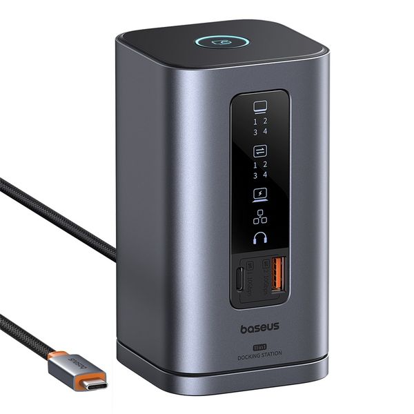 Baseus Spacemate Series 11-in-1 (WIN) Docking Station - Space Grey