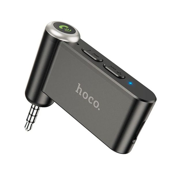 Hoco. In-Car Aux Wireless Bluetooth Receiver With Built In Microphone