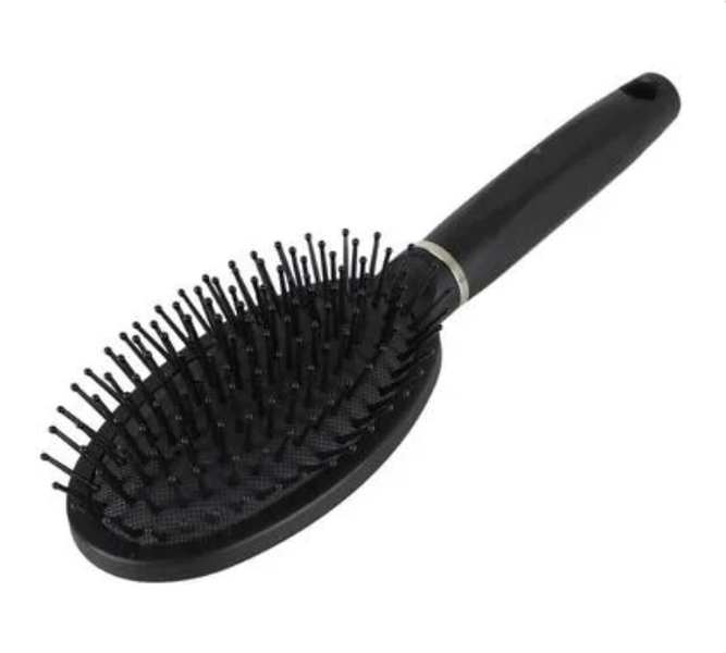 Beautiful Hair Brush Black Paddle Oval 24cm