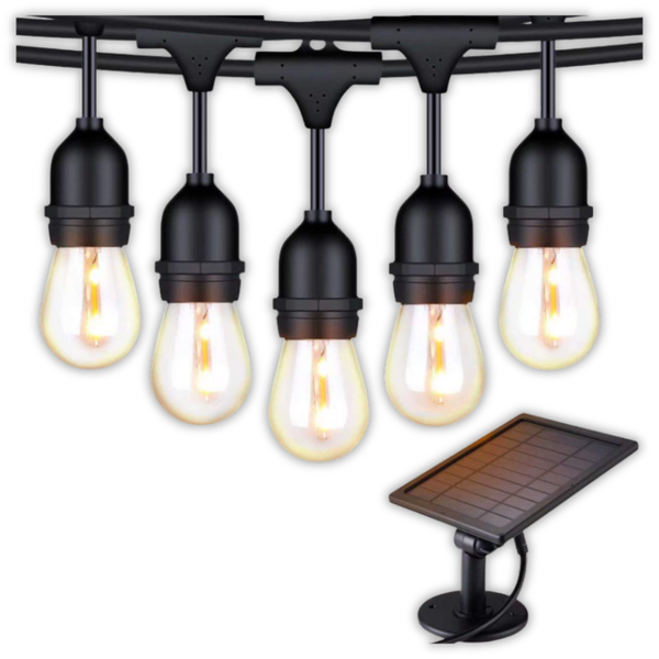 WHL&amp;E LS510S 5M 10Light Solar Outdoor String Lights