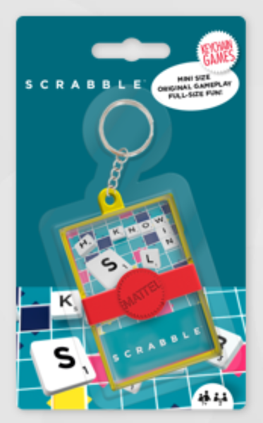 Scrabble Mini Keychain Game