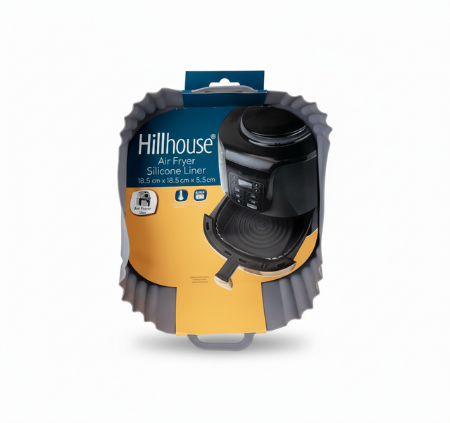 Hillhouse Silicone Air Fryer Liner 18.5 cm Non-Stick Reusable