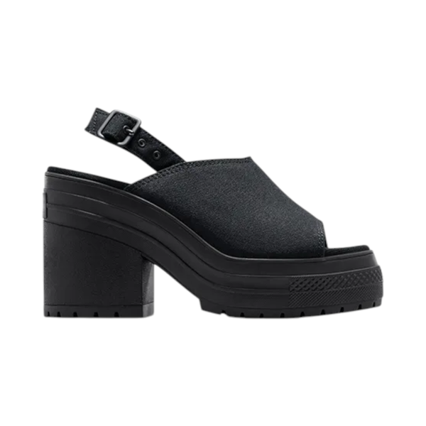 Converse Womens Chuck 70 De Luxe Heel Sandal Platform - Black