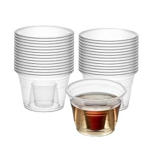 25 Disposable Bomber Shot Glasses - Perfect for Jagerbombs and Beyond