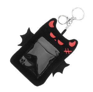 Plush Photocard Holder Keychain Cute Cartoon Photo Sleeve
