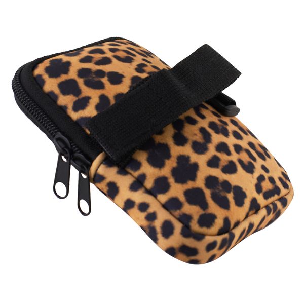 Tumbler Zipper Pouch Brown