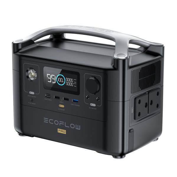 EcoFlow RIVER Pro 600W, 720Wh Portable Power Station- SA Plug Points