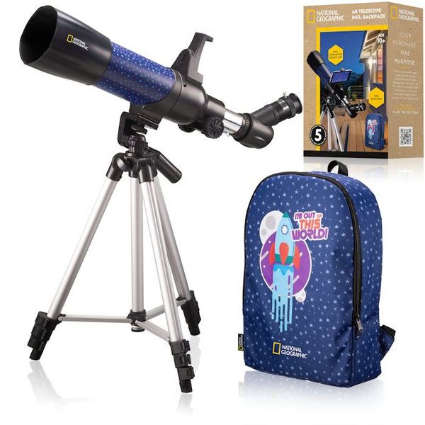 National Geographic 20X-300X Childrens Refractor With Augmented Reality App