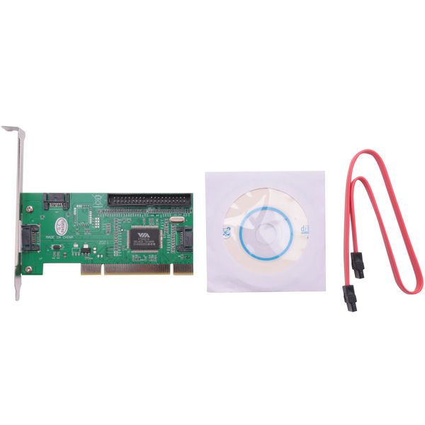 4 Port SATA PCI Expansion Card &amp;IDE VIA VT6421a chipset