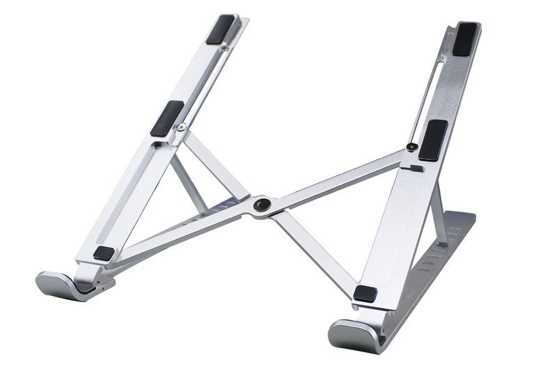Portable Adjustable Foldable Aluminium Laptop Desk Stand &amp; Carry Pouch
