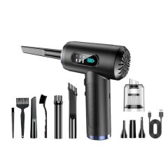 Compressed Air Duster-3 Gear Adjustable Electric Air Duster w/ LED Light