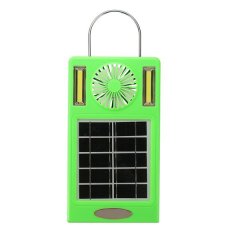 Syntronics Solar Powered Emergency Light Bulb With Mini Fan