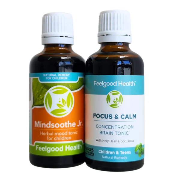 Feelgood Health - Mood Combo Pack - MindSoothe Jr + Focus &amp; Calm - 2 x 50ml