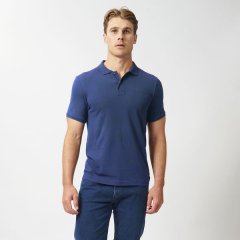 Wrangler Flagged Polo - Dark Navy