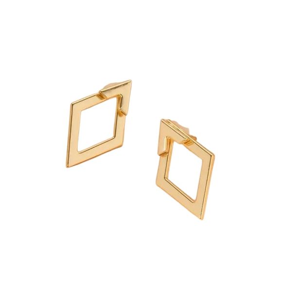 Hypoallergenic Stainless Steel Triangle Earrings