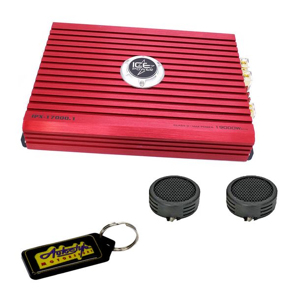 Ice Power Class D 19000w 1 Ch Monoblock Amplifier &amp; Evo Tweeters &amp; Keyring