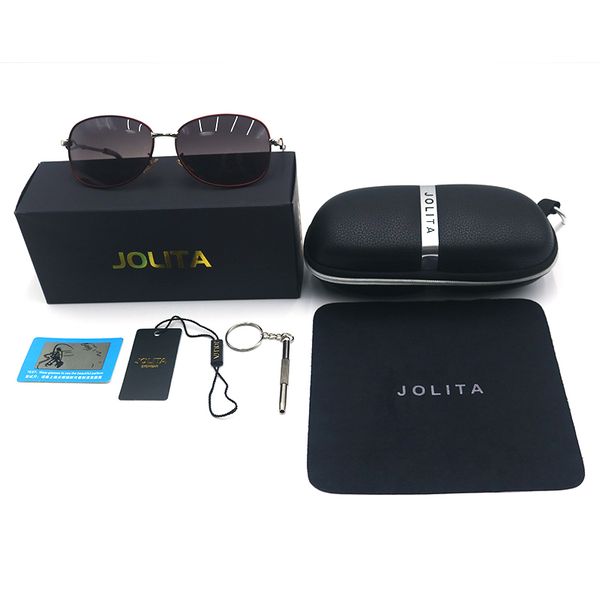 JOLITA A684 Metal Sunglasses for Women- Polarized Lenses UV400 Protection
