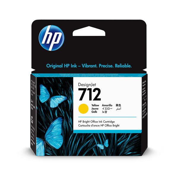 Hp 712 29ml Yellow Designjet Ink Cartridge