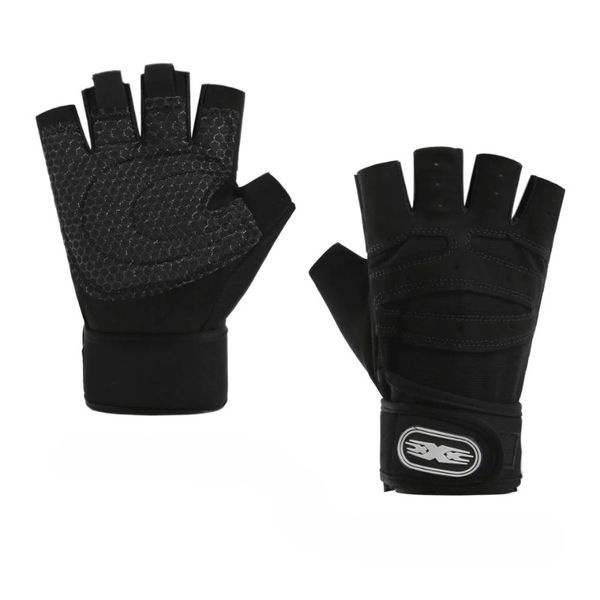 Gym Gloves for Men Women Weight Lifting Wristband Fitness Fingerless Gloves