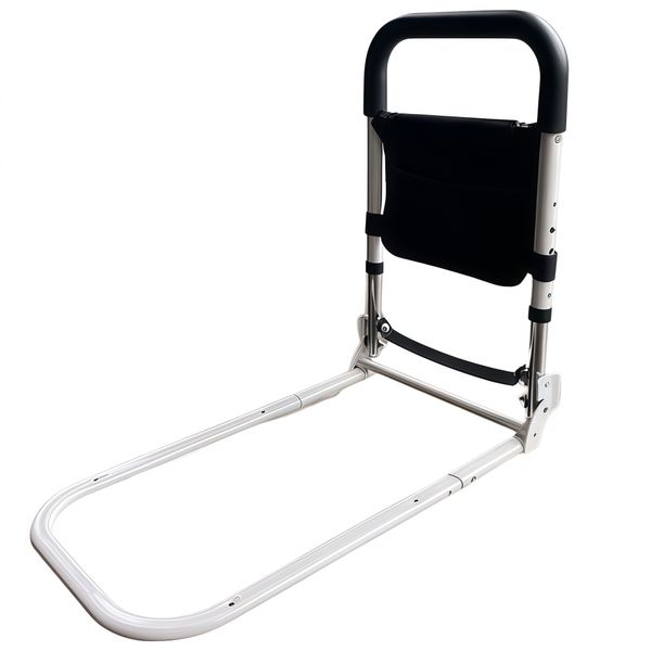 Bed Assist Rail for Elderly - Foldable Safety Bed Side Guard &amp; Grab Bar