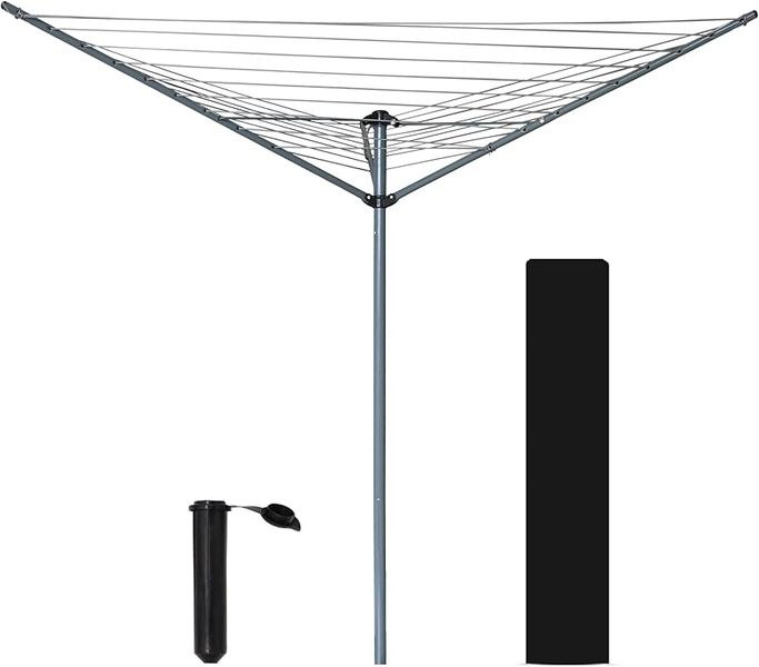 Starline Powder Coated Rotary Budget Washline Poles BWP/001