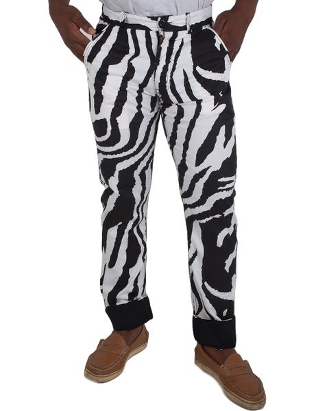 DSI Men Zebra Cotton Fashion Regular Straight Leg
