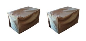 Patio Solution Covers - Couch Covers Combo no.1 in Ripstop UV - Charcoal
