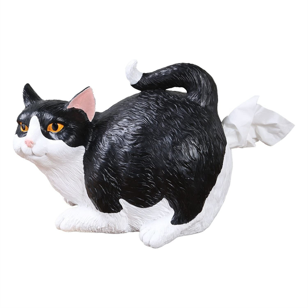 Cat Butt Tissue Holder - Cute Bathroom Parts- Resin Tissue Dispenser