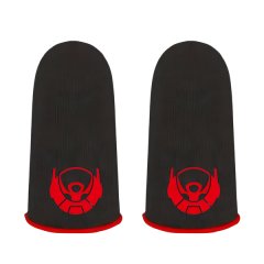 Mobile Gaming Finger Sleeves Non-Slip Silver Fiber For PUBG